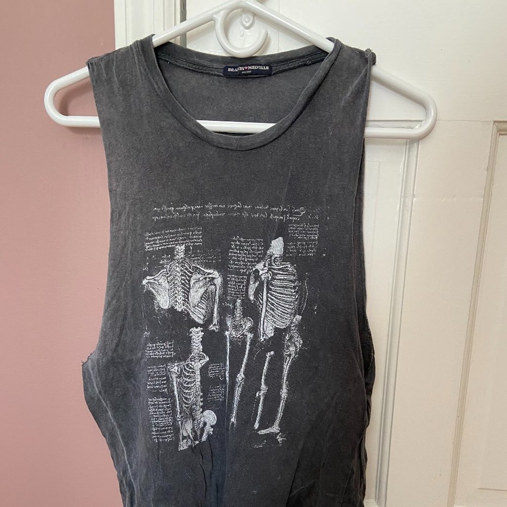 Brandy Melville Skeleton Tank One Size